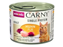 ANIMONDA Katzennassfutter Carny Adult Single Protein Huhn pur
