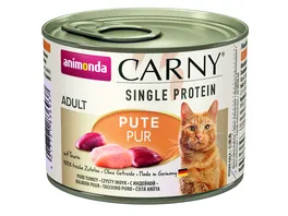 ANIMONDA Katzennassfutter Carny Adult Single Protein Pute pur