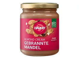 Davert Bio Almond Cream Gebrannte Mandel Aufstrich