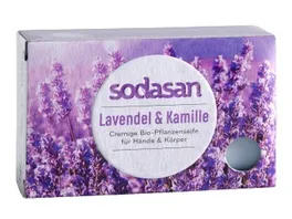 sodasan Bio Pflanzenseife Lavendel Kamille