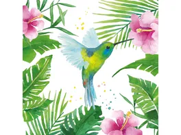 ppd Serviette Tropical Hummingbird 33x33 cm