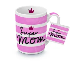 Design Home Porzellanbecher New Mug Super Mom 0 25l
