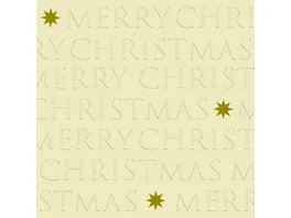 ppd Serviette Merry Christmas 33x33cm