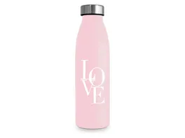 Design Home Edelstahl Isolierflasche Love 0 5l