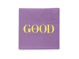 Design Home Serviette Good Vibes 25x25cm