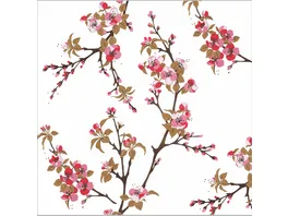 ppd Serviette Fiori Rossi 25x25cm