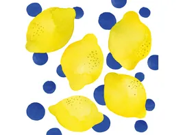 ppd Serviette Lemon Dots 33x33cm