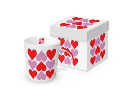 ppd Hearts Graphic Trend Becher Geschenkpackung