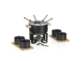 kela Fondue Set Gunten Edelstahl 16 tlg