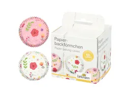 RBV BIRKMANN Papierbackfoermchen gebluemt 7cm