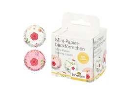 RBV BIRKMANN Mini Papierbackfoermchen gebluemt 4 5cm