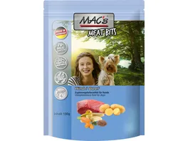 MAC s DOG Hundesnack Meat Bits Rind