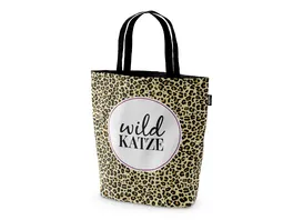 Geschenk fuer Dich Shopper Wildkatze