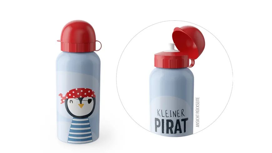 Geschenk für Dich Kinder Trinkflasche Pirat 0,4l online bestellen