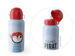 Geschenk fuer Dich Kinder Trinkflasche Pirat 0 4l