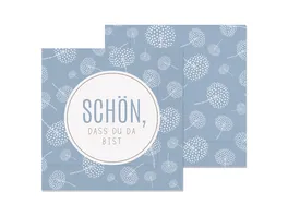 Geschenk fuer Dich Serviette Pusteblume 33x33cm