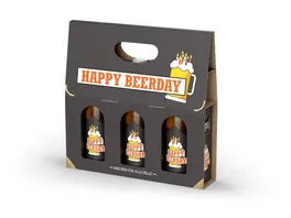 Geschenk fuer Dich Maennerkoffer Happy Beerday