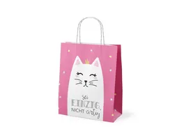 Geschenk fuer Dich Geschenktuete Katze