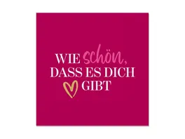 Geschenk fuer Dich Serviette Herz 33x33cm