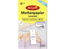 Aeroxon Mottenpapier Lavendel