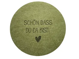 Tischset Schoen dass du da bist