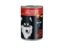 AMORA Dog Dose Fleisch Pur Adult Rind 400g