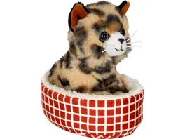 Die Spiegelburg Katze Cleo im Korb Lustige Tierparade