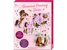 Die Spiegelburg Diamond Painting Sticker Pferdefreunde