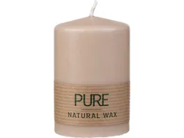Stumpenkerze Natural Wax PURE 9 6cm