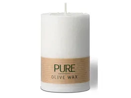 Stumpenkerze Olive Wax PURE 9 6cm