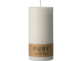 Stumpenkerze Olive Wax PURE 13 6cm