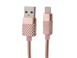 PETER JAeCKEL USB Data Cable BRILLIANT Lightning Pink mit Sync und Ladefunktion