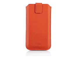 FUN Sleeve Uni Groesse 6 9 Soft Touch Orange z B fuer Samsung S20 S21 Ultra iPhone 13 Pro Max Innenmasse ca 167 x 79 x 9 mm