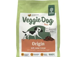 Green Petfood VeggieDog Adult Origin mit roter Linse