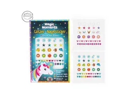 MAGIC MOMENTS WS Nagelsticker Set Glitzer 44 teilig