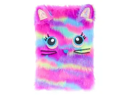 A5 Notizbuch Katze multicolor