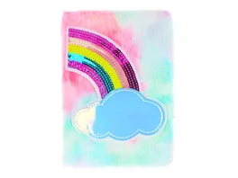 A5 Notizbuch Regenbogen hell