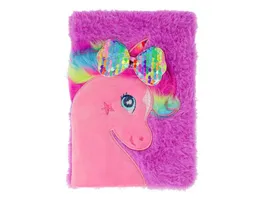 A5 Notizbuch Einhorn lila