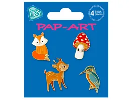 PAP ART Pins Fuchs 4Stueck