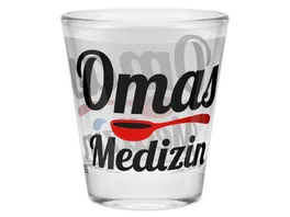 GRUSS CO Schnapsglas Omas Medizin