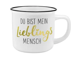 GRUSS CO Becher Motiv Du bist mein Lieblingsmensch