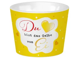 GRUSS CO Eierbecher Du bist das gelbe vom Ei