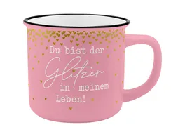 GRUSS CO Becher Du bist der Glitzer in meinem Leben