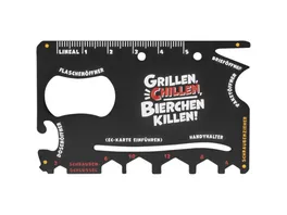 GRUSS CO Toolkit Grillen Chillen Bierchen killen