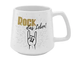 GRUSS CO Tasse Konisch Rock das Leben