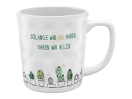 GRUSS CO Tasse Struktur Solange wir uns haben haben wir alles