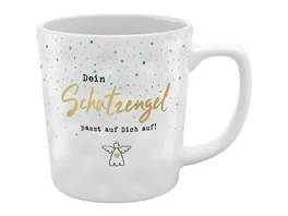 GRUSS CO Tasse Struktur Dein Schutzengel passt auf Dich auf