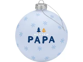 GRUSS CO Weihnachtskugel Papa