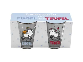 sheepworld Schnapsglas Set Engel und Teufel