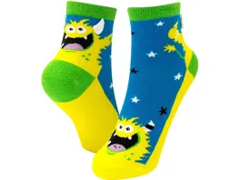 GRUSS CO Socken fuer Kinder Monster